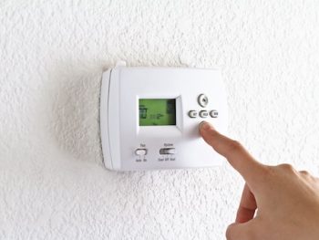 Digital Thermostat With Finger